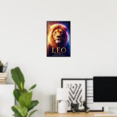 Poster céleste Lion Zodiac (Bureau à domicile)