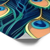 Poster Céleste Peacock Bloom Bible Verse (Coin)