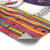 Poster Celestia Bohemian Celestial Girl par Molly Harriso (Coin)