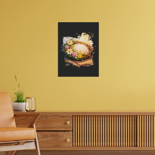 Poster Celestial Blooming Crown of Thorns 3D Papercut (Salon 2)