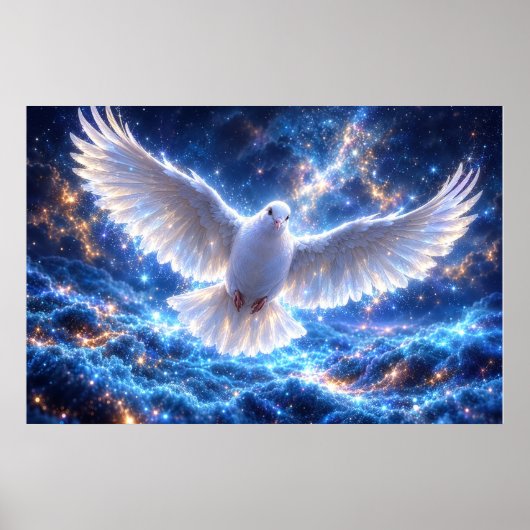 POSTER CELESTIAL DOVE (Devant)