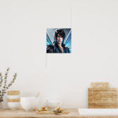 Poster Celestial Fairy Prince with Piercing Sapphire Eyes (Cuisine)