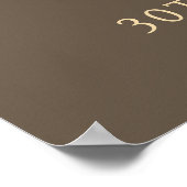 Poster Celestial Mocha Gold 30e anniversaire Bienvenue (Coin)