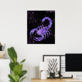 Poster Celestial Scorpio – Astrology Art (Bureau à domicile)
