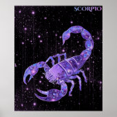 Poster Celestial Scorpio – Astrology Art (Devant)