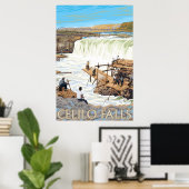 Poster Celilo Falls Fishing (Bureau à domicile)