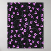 Poster Cellules bleues de minuit, cloches, Bellflowers 2 (Devant)