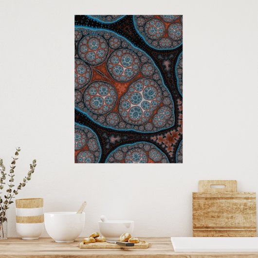 Poster Cellules_orange (Cuisine)