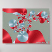 Poster Cellules rouges et cellules blanches (Devant)