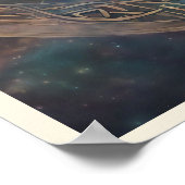 Poster Céltic Knot Blond cheveux Fancity Portrait Femme (Coin)