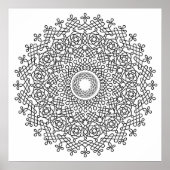 Poster Celtic Knot Mandala 1 (Devant)