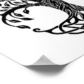 Poster Celtic tree of life (Coin)