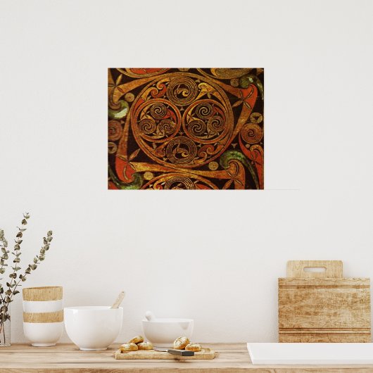 Poster Celtic Triskele (Cuisine)