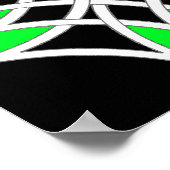 Poster Celtique miroir (vert inversé) (Coin)