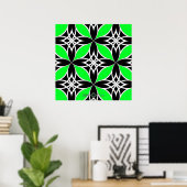 Poster Celtique miroitant (Flutterby vert) (Bureau à domicile)