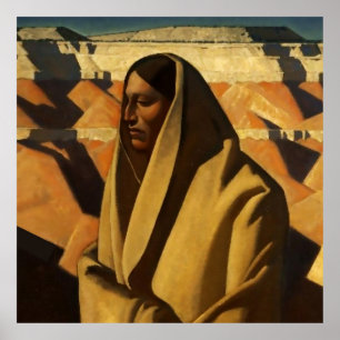 Poster “Celui qui connaît la Terre” Art occidental de May