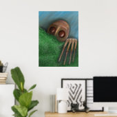 Poster Celui qui regarde d'en dessous (Bureau à domicile)