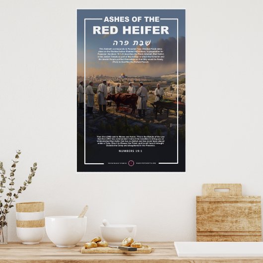 Poster Cendres de l'Heifer rouge (Cuisine)