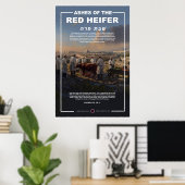 Poster Cendres de l'Heifer rouge (Bureau à domicile)