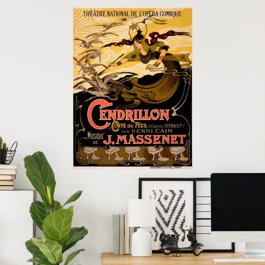 Poster Cendrillon (Bureau à domicile)