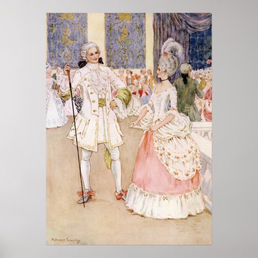 Poster Cendrillon et le Prince par Millicent Sowerby (Devant)