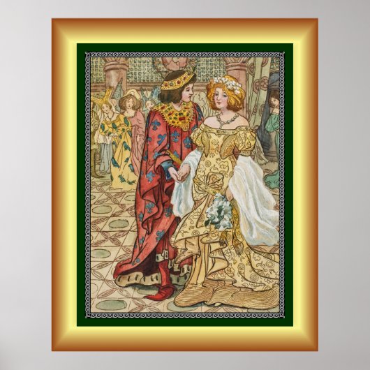 Poster Cendrillon et son prince ~ Au bal ~ 1912 ~ (Devant)