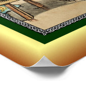 Poster Cendrillon Et Son Prince ~ Essayer Sur La Chaussur (Coin)