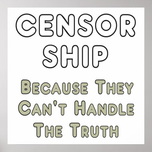 Poster Censure (Devant)