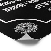 Poster Cent ans à partir d'aujourd'hui Poème - l'art impr (Coin)