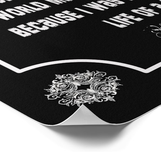 Poster Cent ans à partir d'aujourd'hui Poème - l'art impr (Coin)