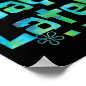 Poster Cent Jours Plus Tard 100E Jour D'Enseignant (Coin)