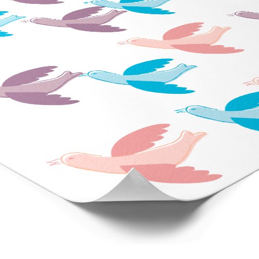 Poster Cent Oiseaux (Coin)