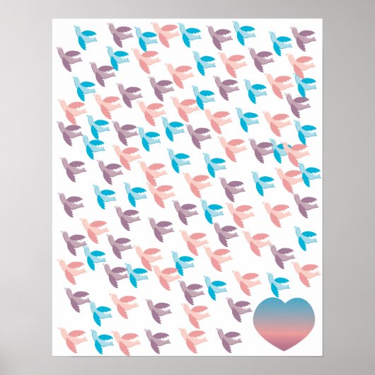 Poster Cent Oiseaux (Devant)