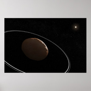 Poster Centaur 1099 Chariklo Et Ses Anneaux.