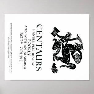 Poster Centaures d'examen par les pairs