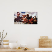Poster Centaures par Arnold Bocklin (Cuisine)