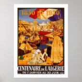 Poster Centenaire de L'Algerie (Devant)