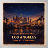 Poster Centenaire de Los Angeles Californie (Devant)