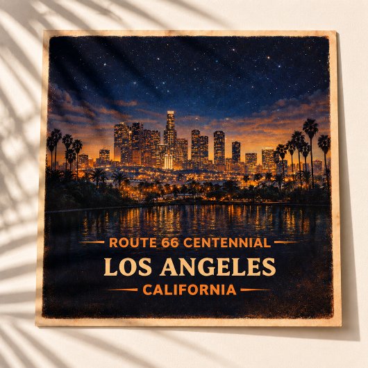 Poster Centenaire de Los Angeles Californie