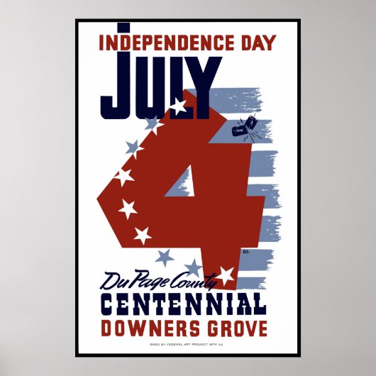 Poster Centenaire du comté de DuPage (Devant)