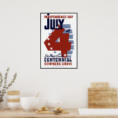 Poster Centenaire du comté de DuPage (Cuisine)