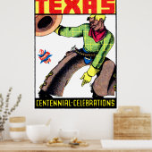 Poster Centenaire du Texas 1936 (Cuisine)