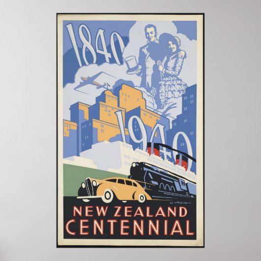 Poster Centenaire néo-zélandais (Devant)