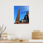 Poster Centenary Mill Chimney, Preston, Angleterre, UK (Cuisine)
