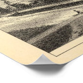 Poster Centennial Hotel, Tecumseh et Neb, Nebraska (Coin)