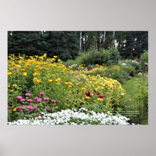 Poster Center Early Summer Gardens Pathway
