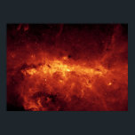 Poster Center of the Milky Way<br><div class="desc">Our Milky Way is a dusty place. So dusty, in fact, that we cannot see the center of the galaxy in visible light. But when NASA's Spitzer Space Telescope set its infrared eyes on the galactic center, it captured this spectacular view. Taken with just one of Spitzer's cameras (at a...</div>