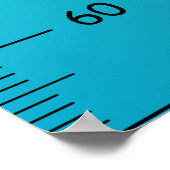 Poster Centimètre Sous Le Graphique Croissance De La Mer (Coin)