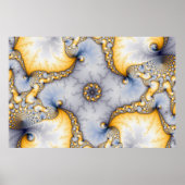 Poster Central - Art fractal (Devant)