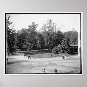 Poster Central Ave., Belle Isle Park, Detroit c1900